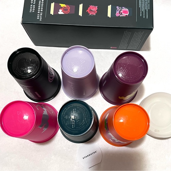 Starbucks Halloween 2023 Reusable Glow-In-The-Dark Hot Cups 16oz - Picture 12 of 16